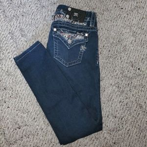 Miss Me Signature Skinny Dark Denim Jeans